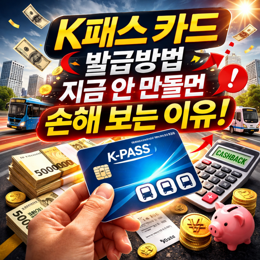 K패스 카드 발급방법