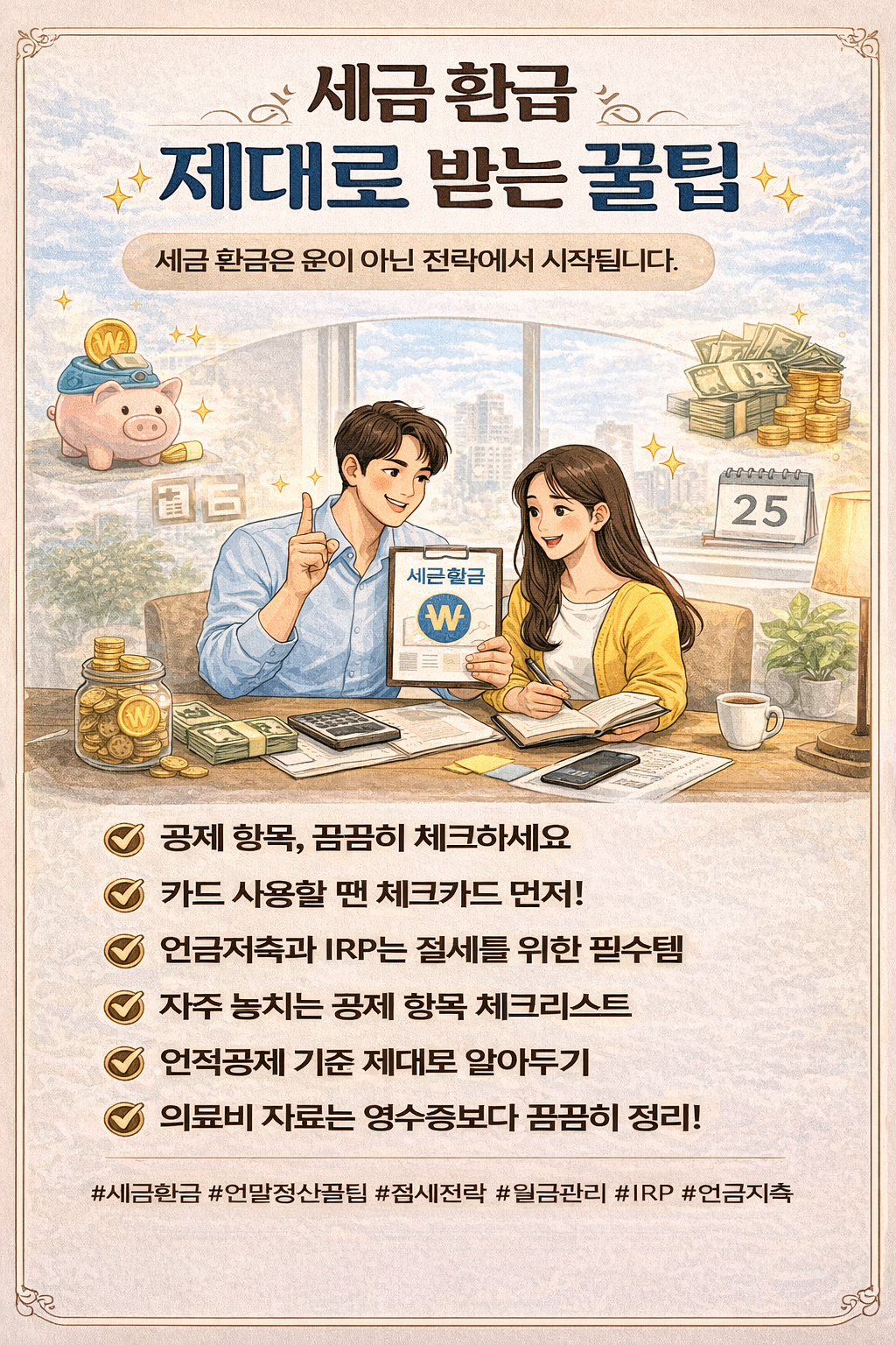 세금 환급 제대로 받는 꿀팁
