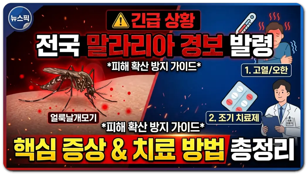 말라리아 경보 발령