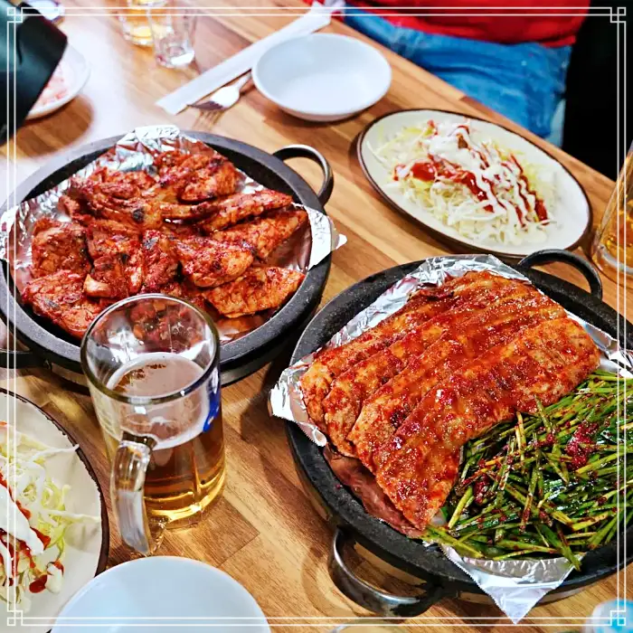 용산 녹사평 경리단길 맛집 숯불구이 치킨 바비큐