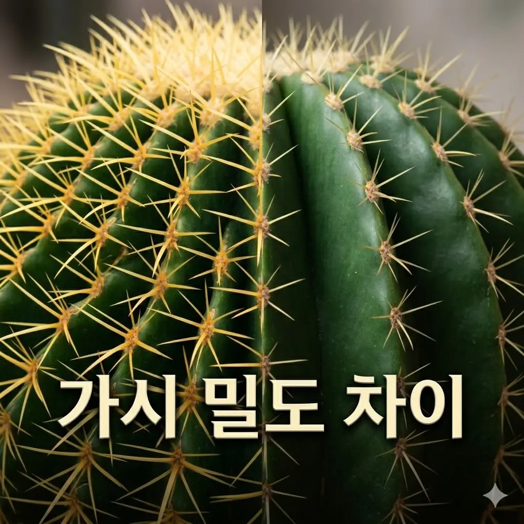 가시가 많은 개체와 적은 개체는 어떤 차이를 보일까요