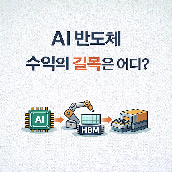 2026년 AI 반도체 밸류체인 투자 지도: 설계부터 패키징까지 5단계 분석 및 수익이 머무는 병목 구간