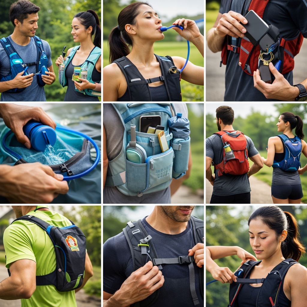 러닝 조끼 선택 가이드 (수분 보충, 장비 수납, 착용감)