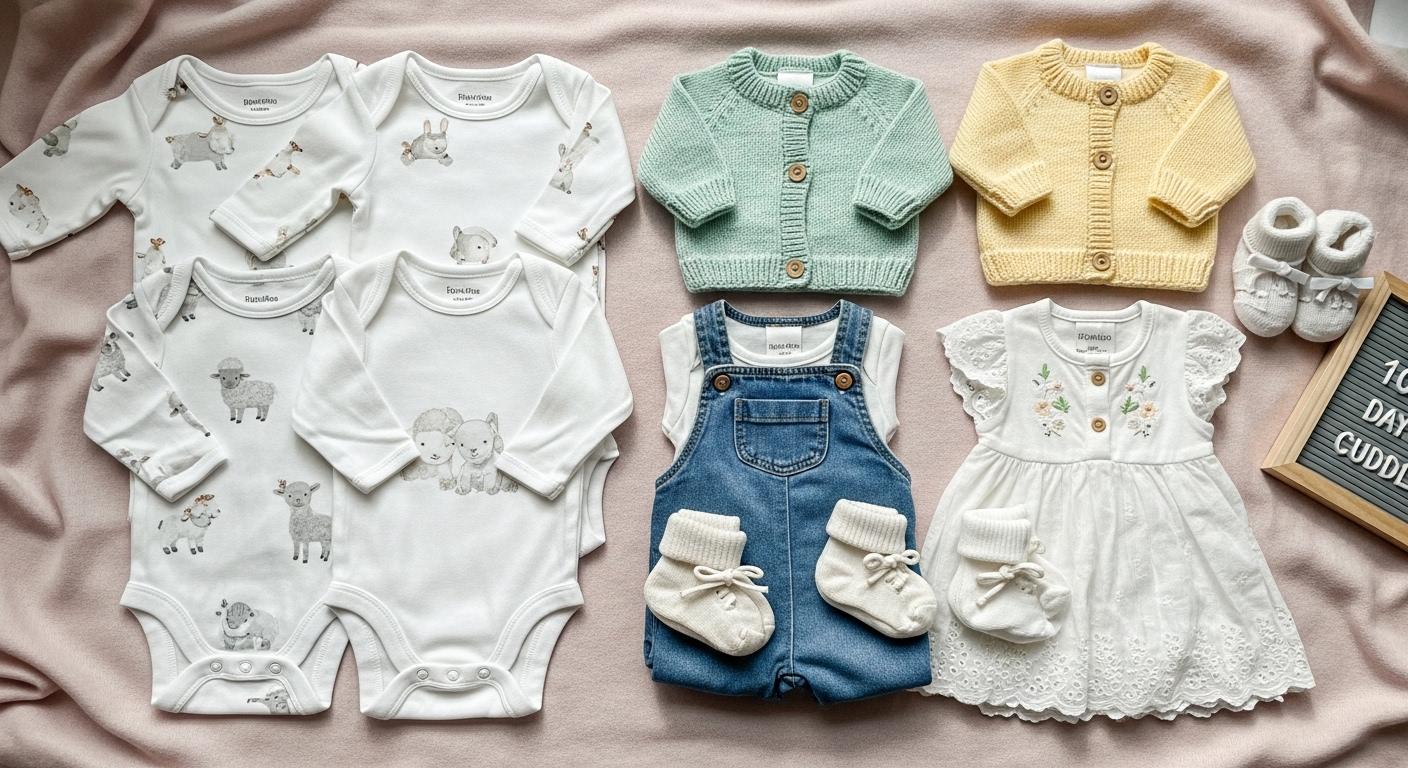 신생아 100일 옷