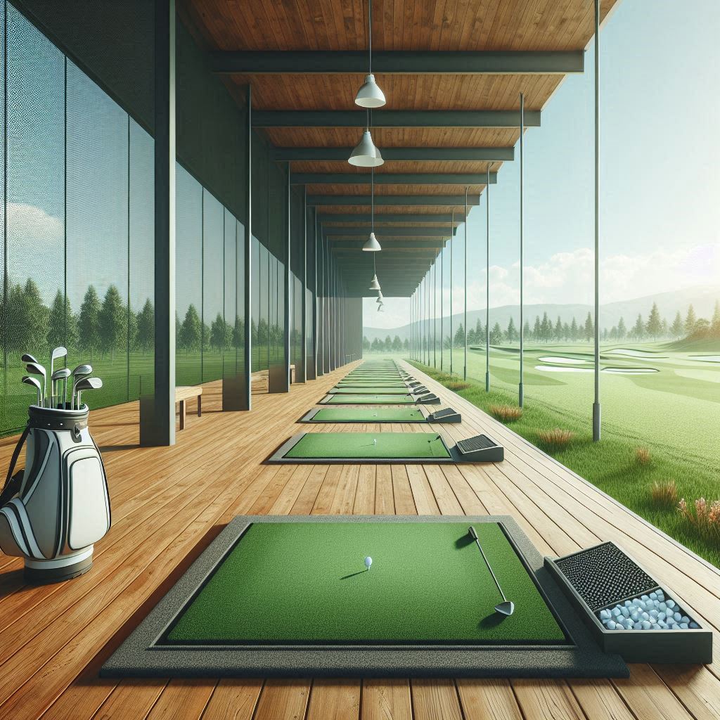 실외골프연습장 배경