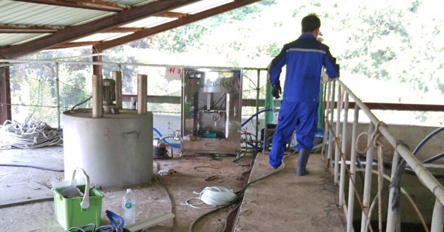 폭기조 액비생산 마이크로버블 시스템 설치사례