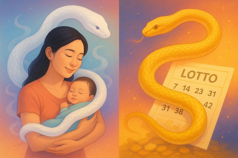 구렁이 나오는 꿈: 황금, 하얀, 검은 구렁이가- 구렁이에게 물리거나 죽이거나 잡는 꿈, 태몽과 로또 해몽 총정리