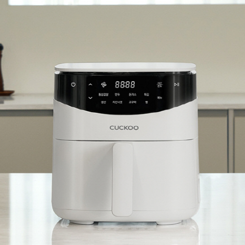 쿠쿠에어프라이어 화이트 바스켓형