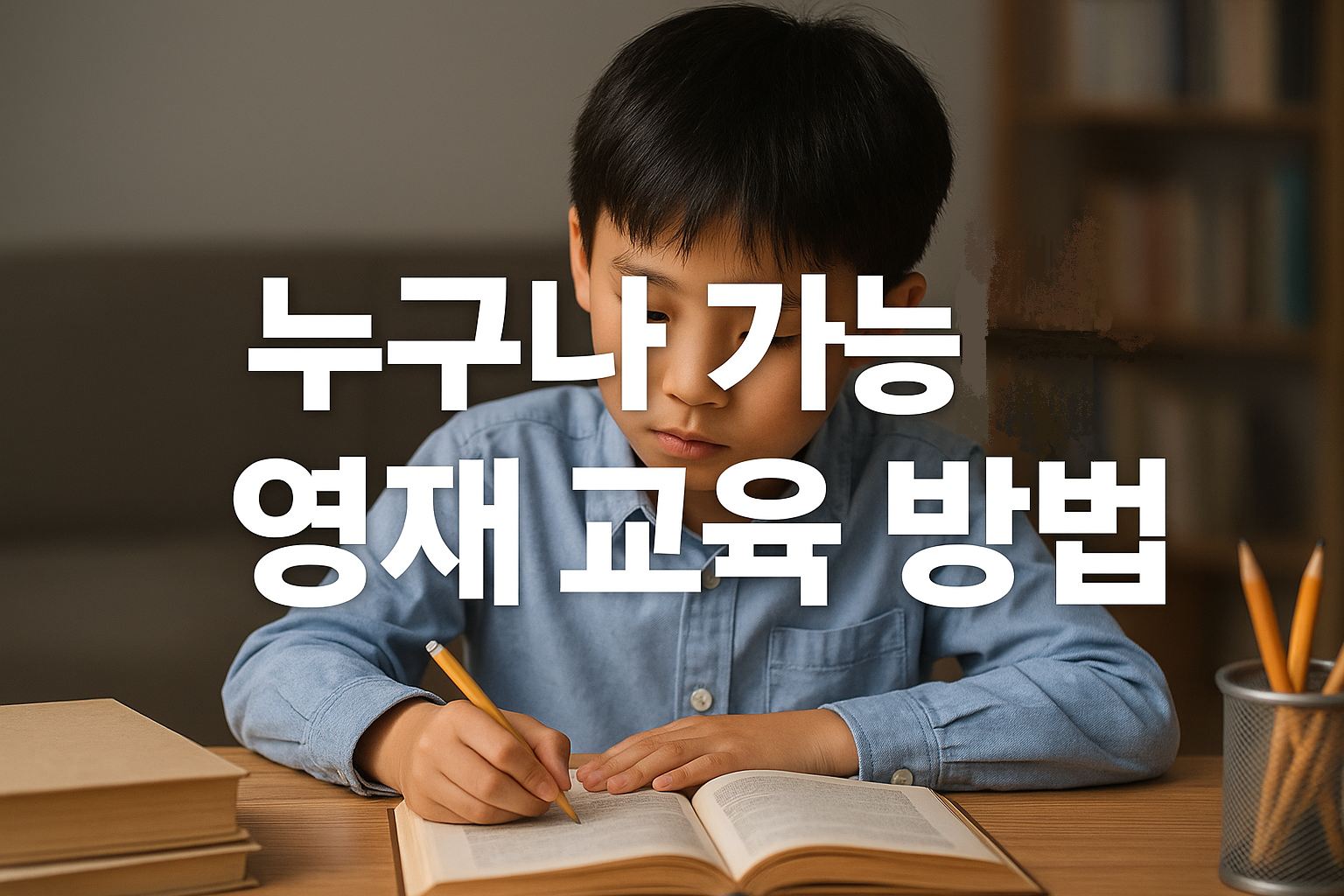 누구나 가능한 영재 교육 방법