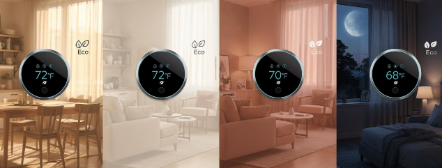 시계 또는 아침&amp;#44; 낮&amp;#44; 저녁&amp;#44; 밤을 나타내는 장면들