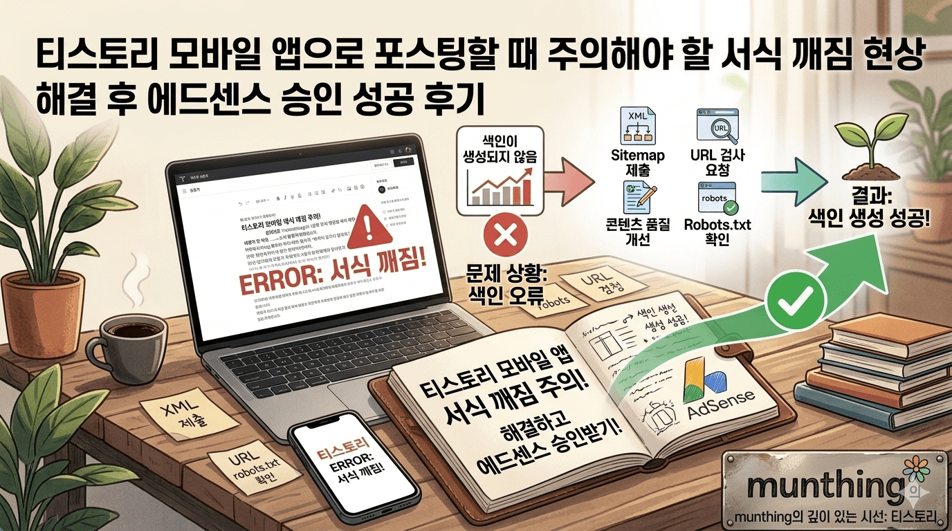 티스토리 모바일 앱으로 포스팅할 때 주의해야 할 서식 깨짐 현상