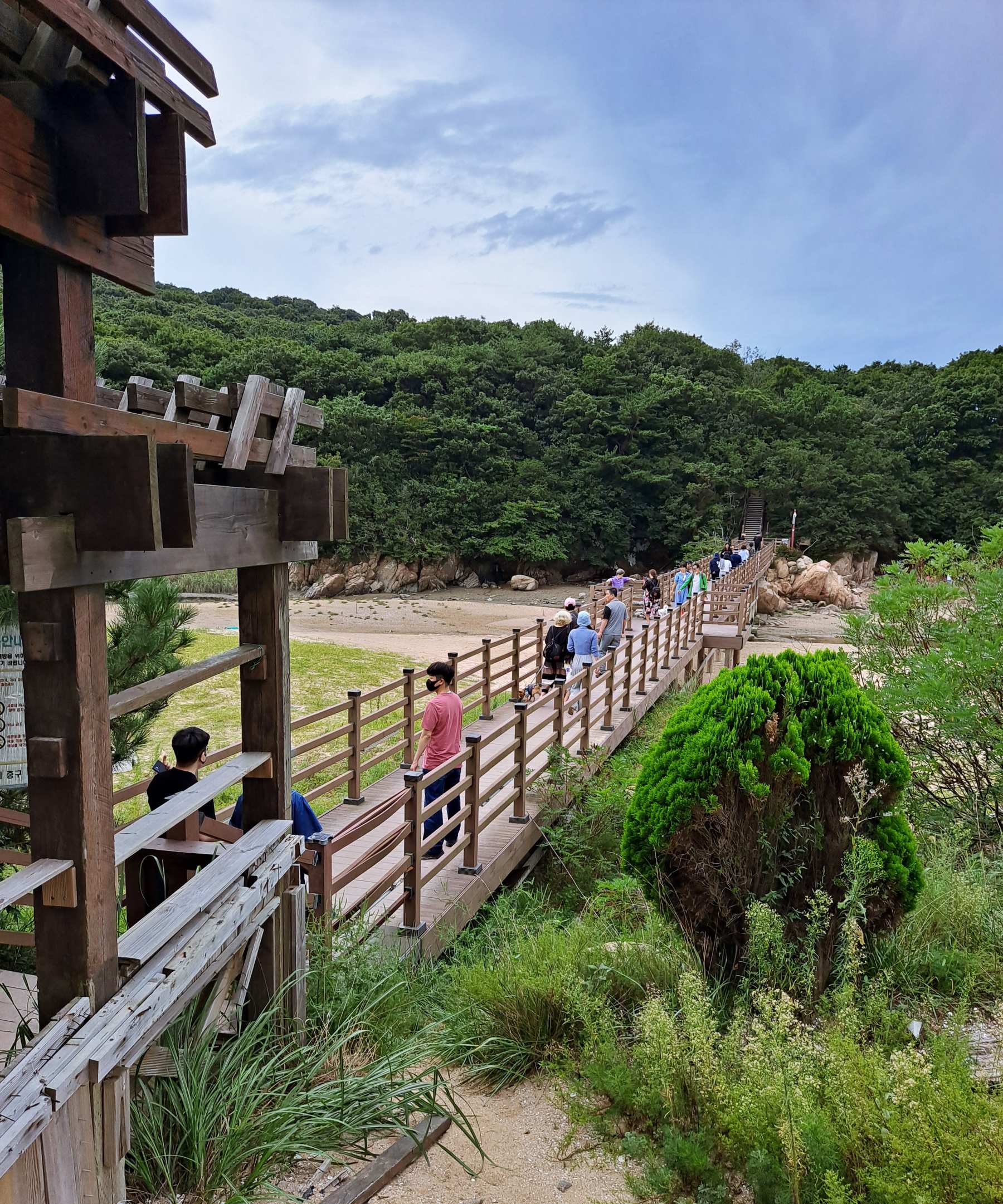 해상관광탐방로 초입