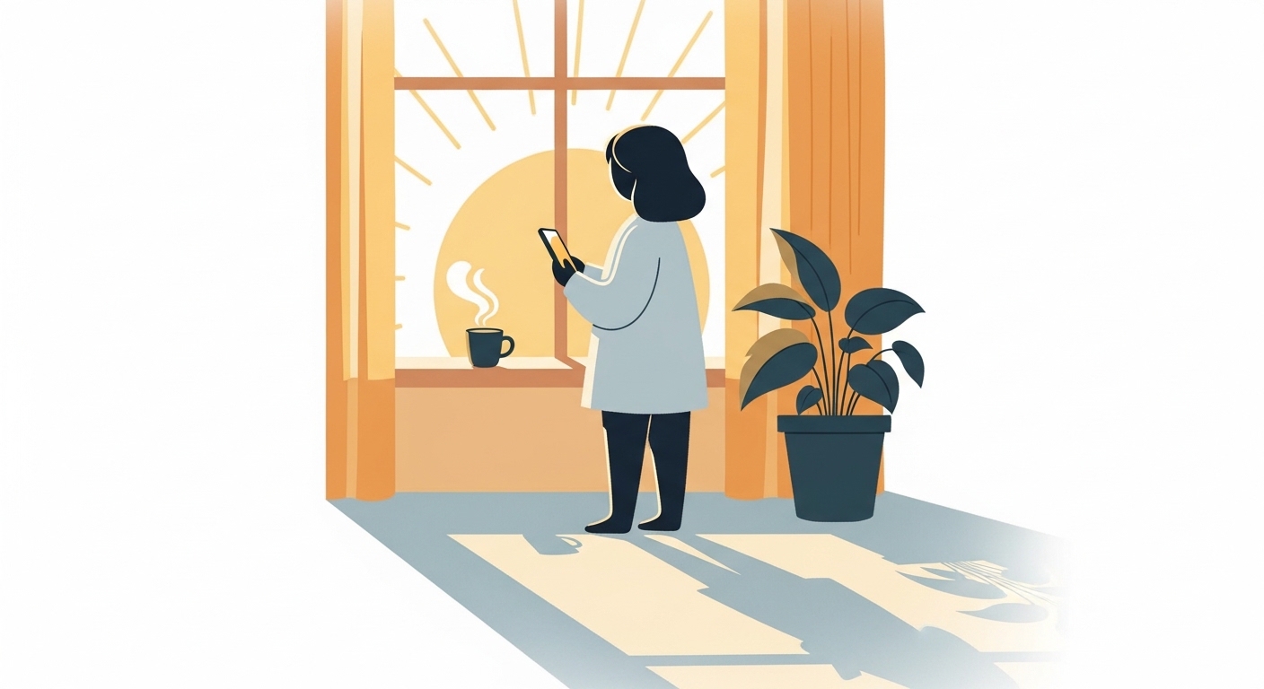 아침에 감정을 확인하지 않는다