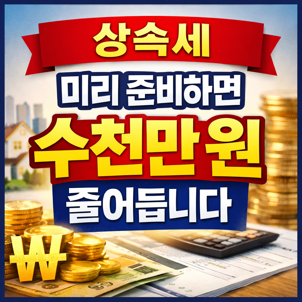 상속세 절감하는법 부동산·보험 활용하면 이렇게 달라집니다