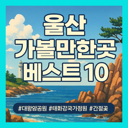 울산 가볼만한곳 베스트10