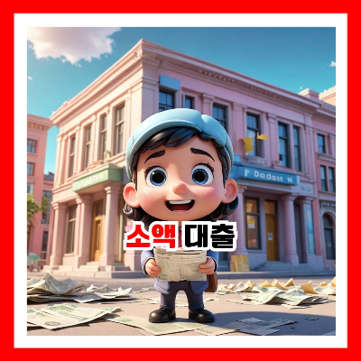 소액 대출 받기 위해 돌아 다니는 친구
