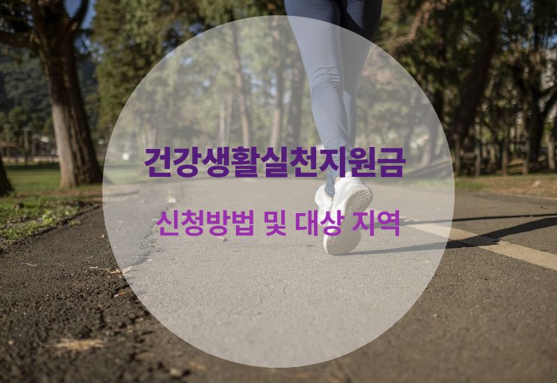 건강생활실천지원금