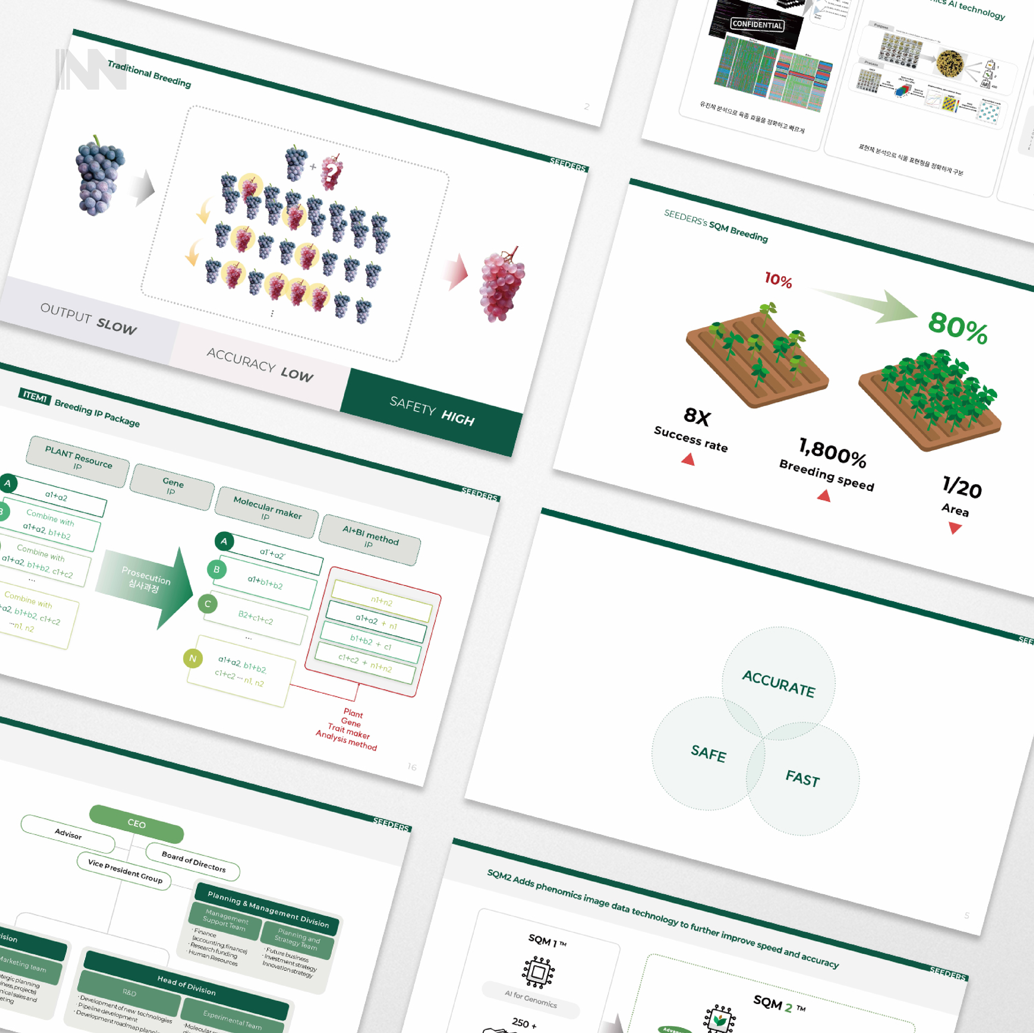 이노그라운드 피치덱 디자인