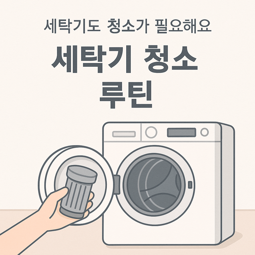 [9편] 세탁기 청소, 깔끔한 세탁을 위한 필수 루틴