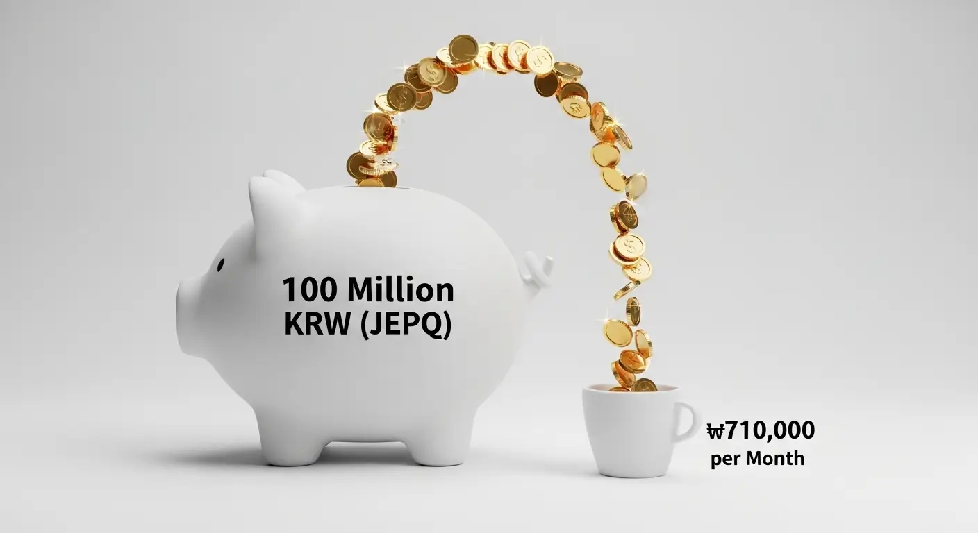 jepq-1억-투자-월배당금-71만원-시뮬레이션