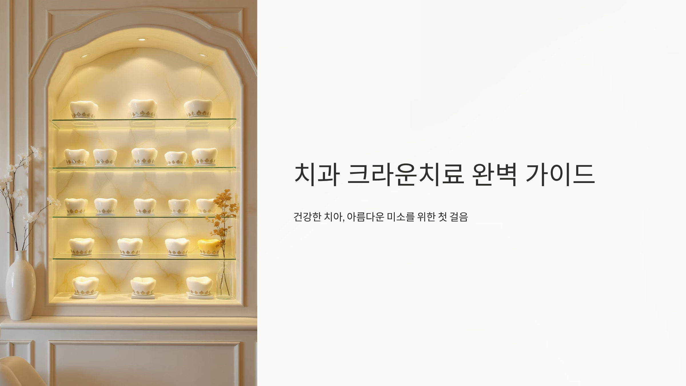 크라운치료 완벽 가이드와 비용절감 팁
