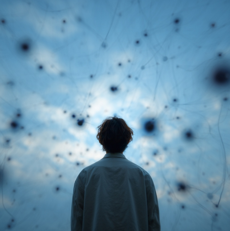 비문증으로 인한 선명하지 않은 시야