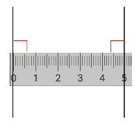 평행선 사이의 거리 재기