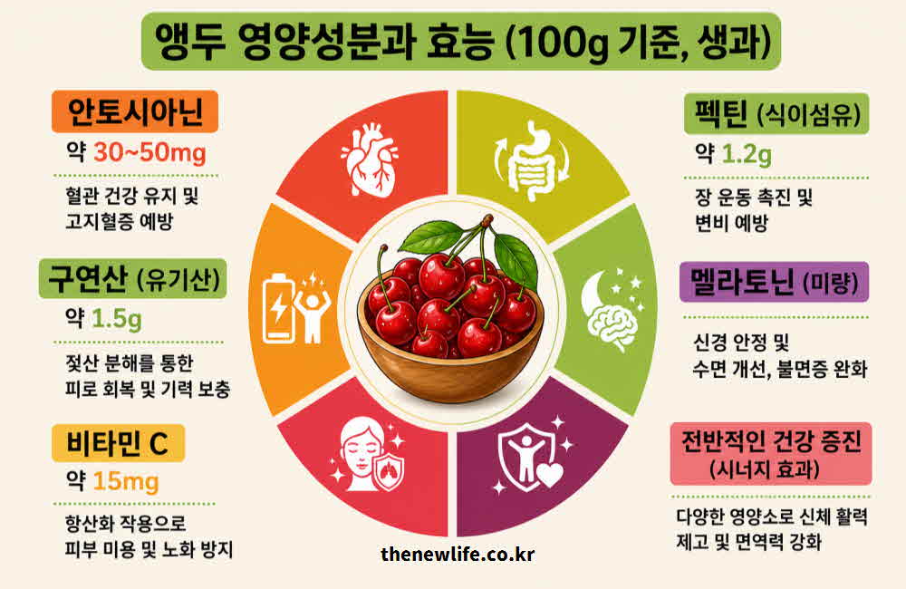 앵두 효능 영양성분