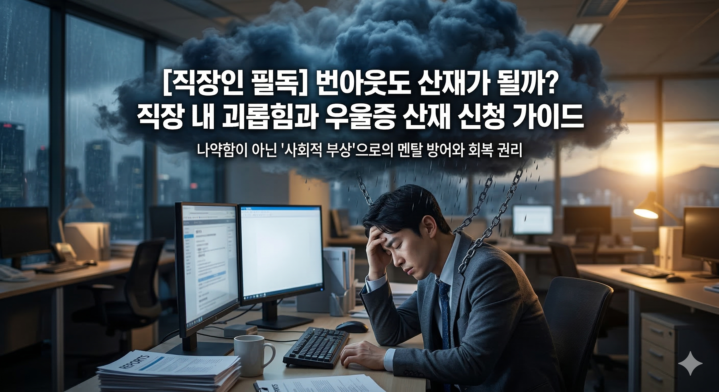 번아웃도 산재가 될까? 직장 내 괴롭힘과 우울증 산재 신청 가이드