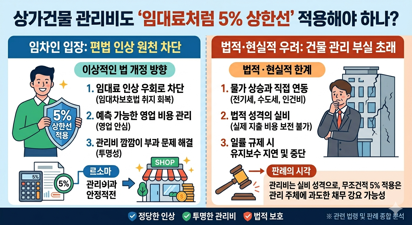 임대료처럼 관리비 5% 상한 적용하면 안 될까? 상임법 개정안 관리비 투명화!!