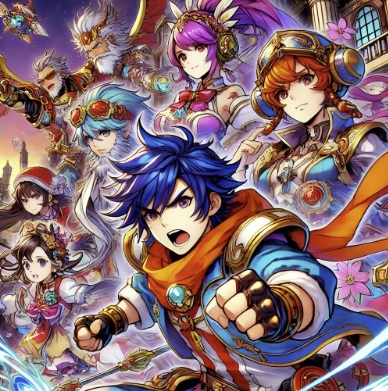 일본 애니 그림