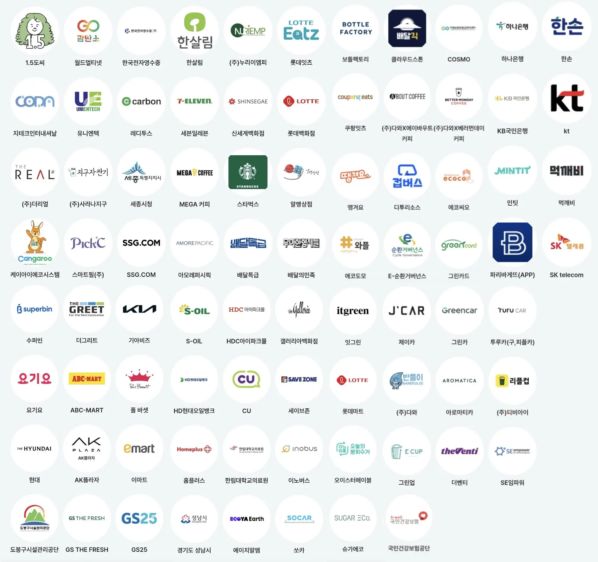탄소중립실천포인트 참여기업
