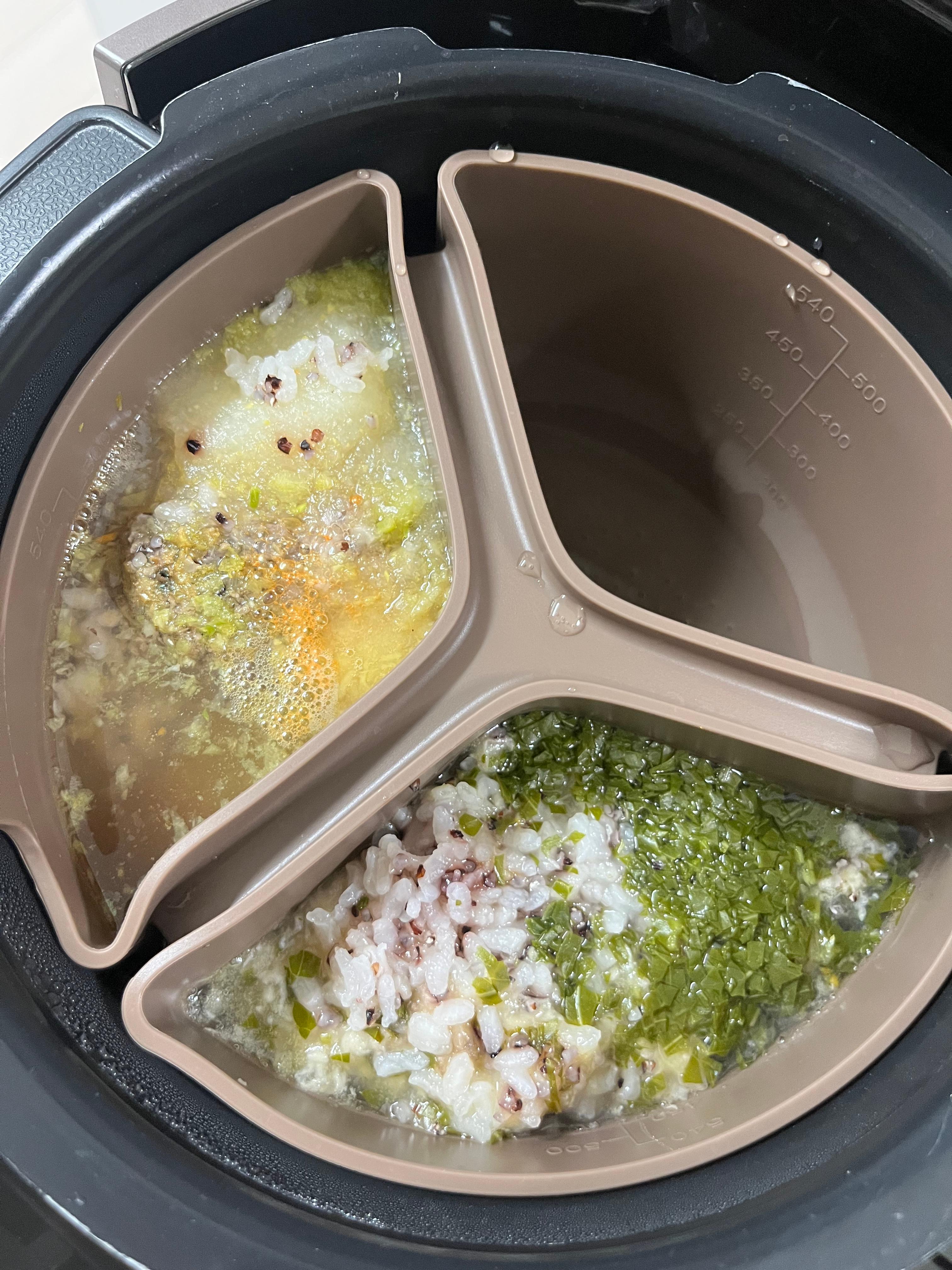 밥솥이유식 만들기