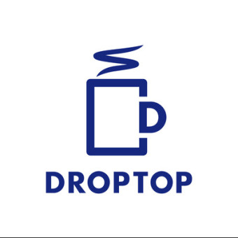 드롭탑 커피로고