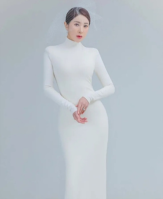 서인영 웨딩드레스 사진