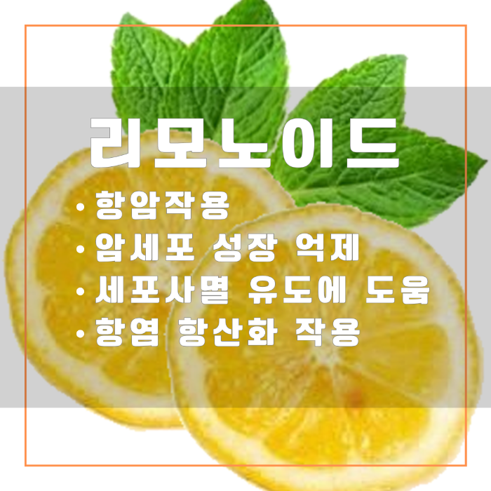 레몬-리모노이드 효능