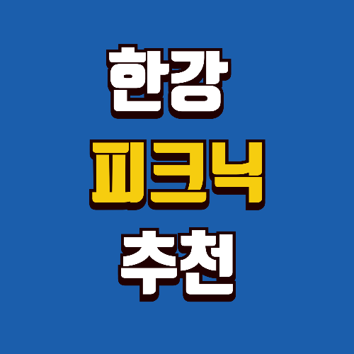 한강 피크닉 추천