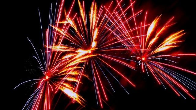 부산 불꽃 축제 사진