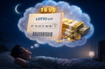 로또 당첨 꿈 해몽 총정리 10가지 상황별 의미