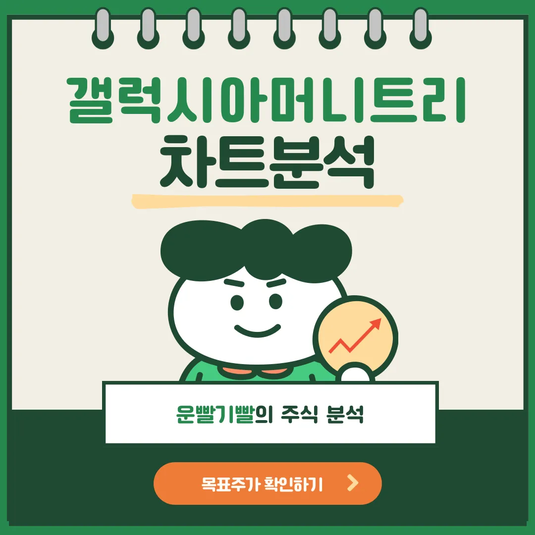 갤럭시아머니트리 차트분석