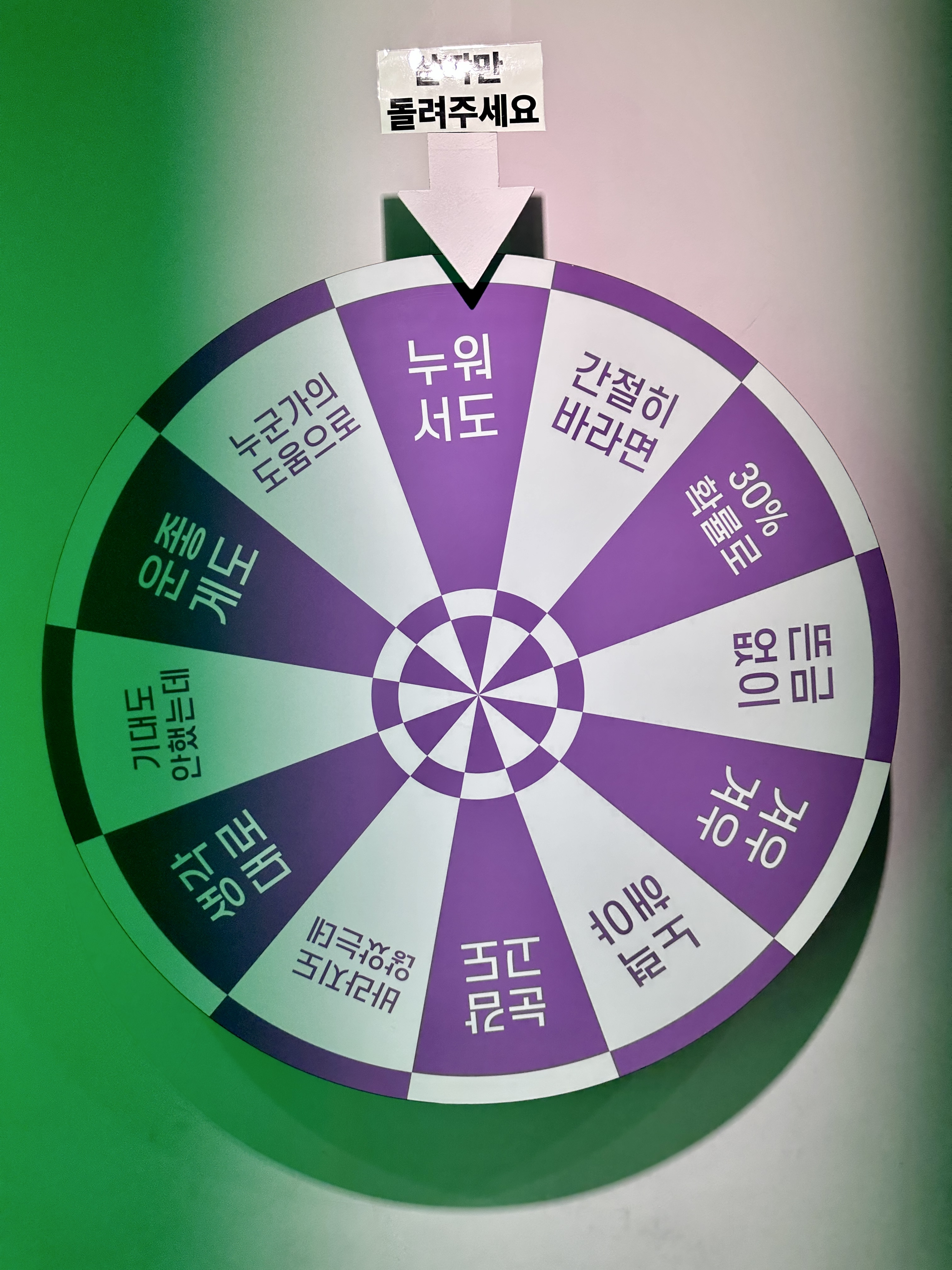 행운의 돌림판
