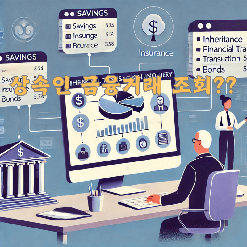 상속인 금융거래 조회