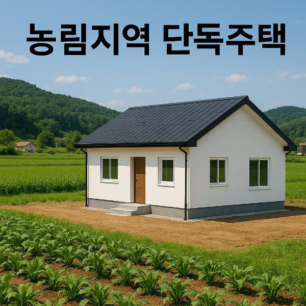 농림지역 주택 허용! 일반인도 시골에 단독주택 지을 수 있다