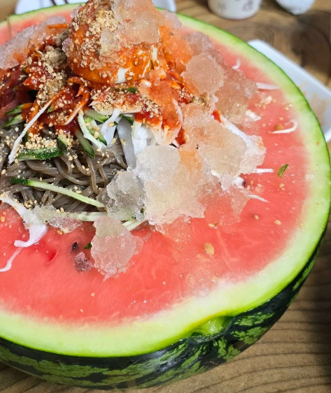 굿모닝대한민국 인천 수박냉면