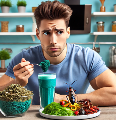 특이한 음식으로 다이어트 하는 남자