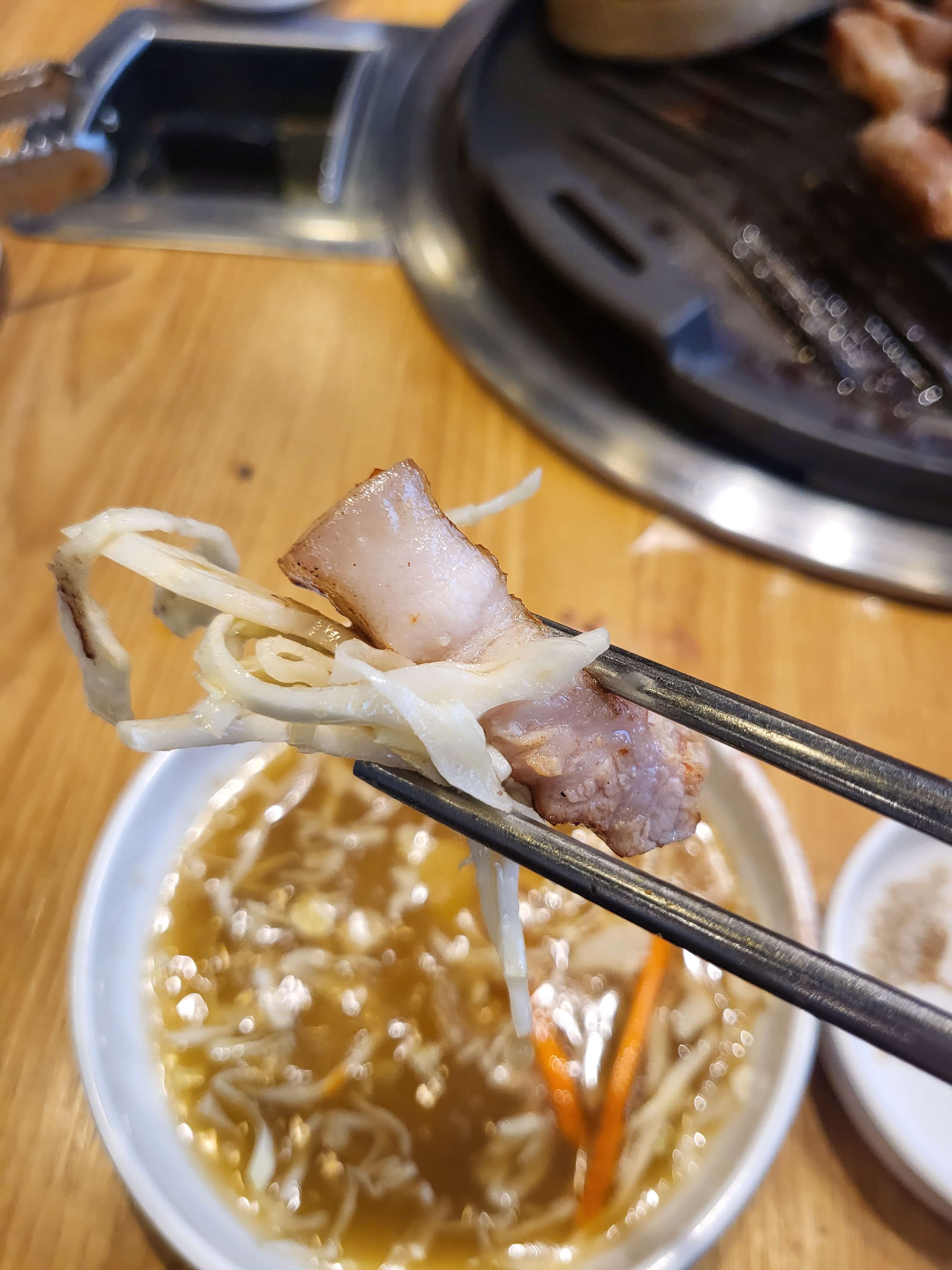 수원 권선구 명가일품화로구이 돼지고기