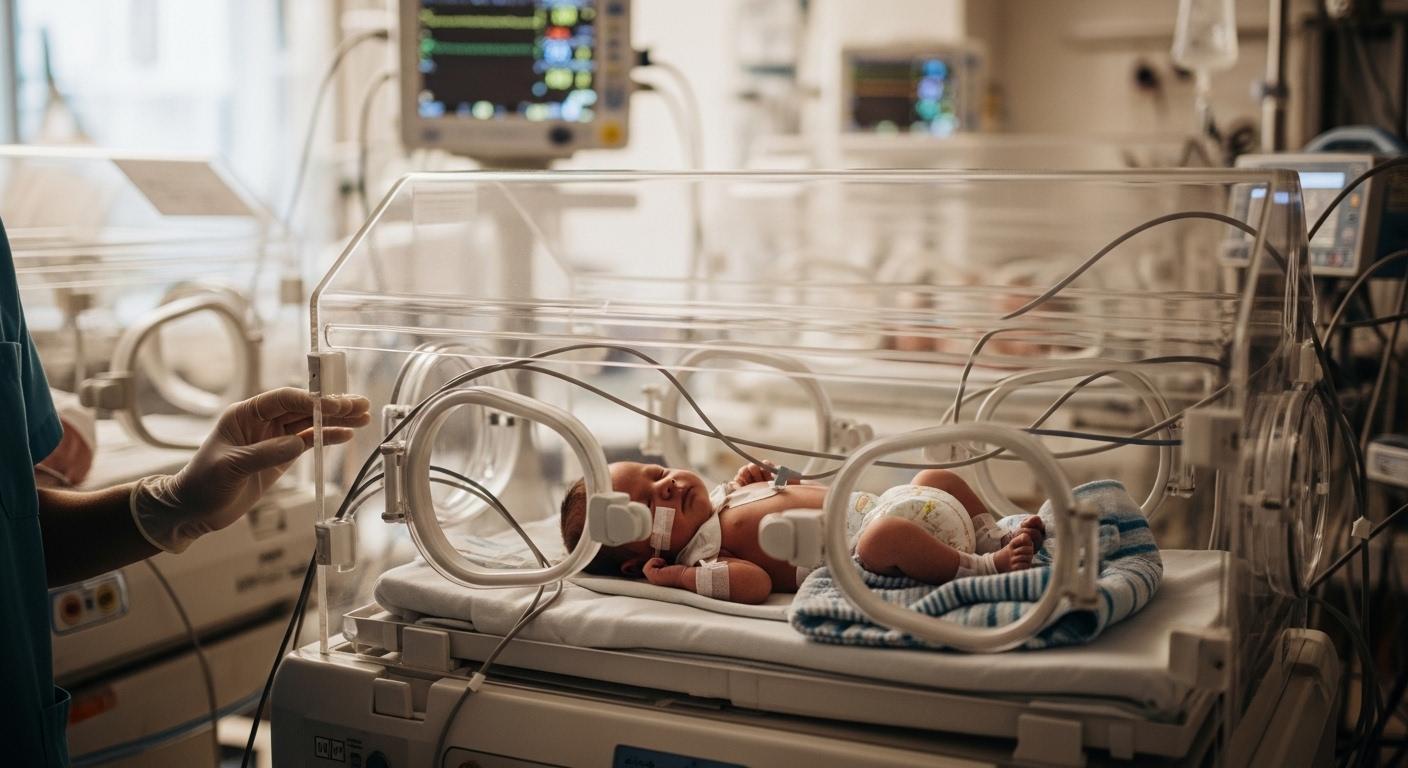 아기 병원 응급실