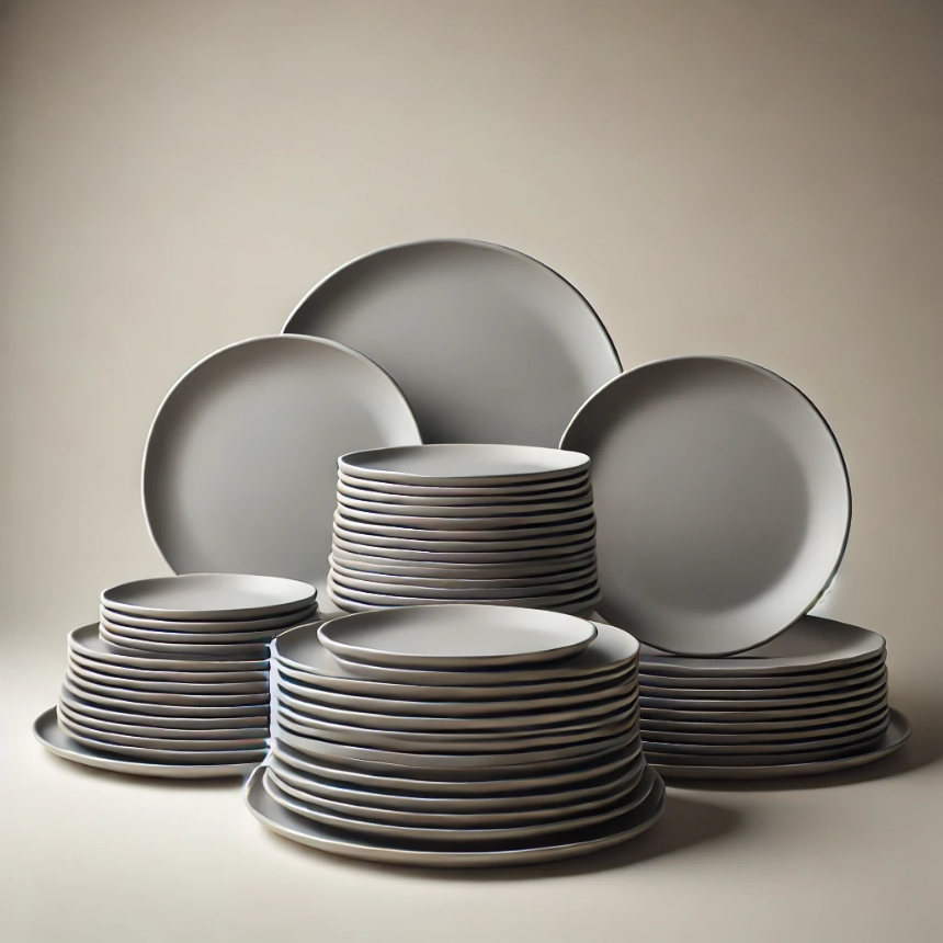 회색 접시만 모여 있는 꿈