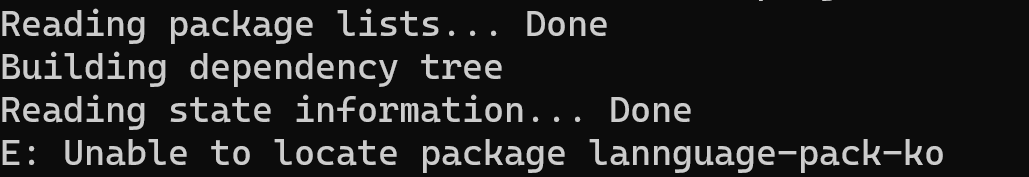 unable to locate package