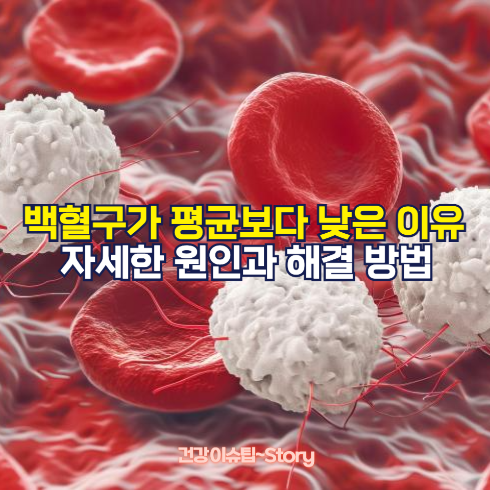 백혈구가 적어지는 이유